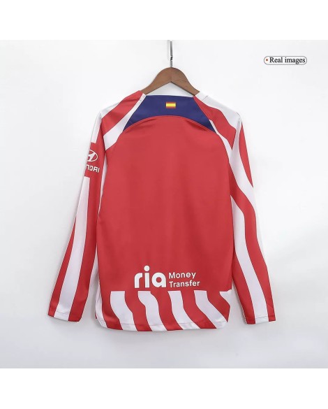 Atletico Madrid Home Jersey 2022/23 - Long Sleeve