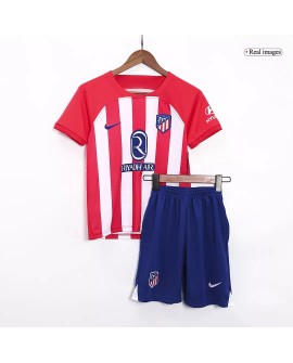 Youth Atletico Madrid Jersey Kit 2023/24 Home