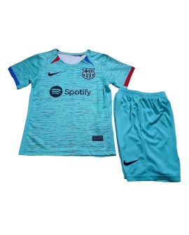 Youth Barcelona Jersey Kit 2023/24 Third