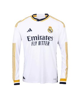 Real Madrid Home Authentic Jersey 2023/24 - Long Sleeve