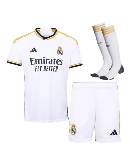 Real Madrid Home Soccer Jersey Whole Kit 202324