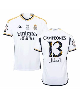 CAMPEONES #13 Real Madrid Jersey 2023/24 Home Campeones Supercopa