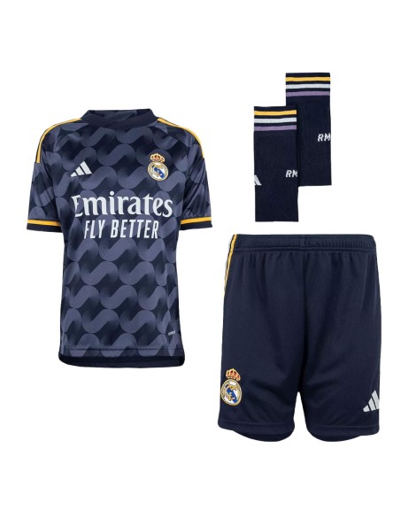 Youth Real Madrid Jersey Whole Kit 2023/24 Away
