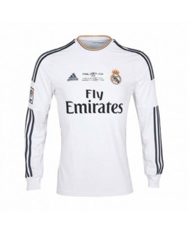 Real Madrid Home Jersey Retro 201314 By Adidas Long Sleeve