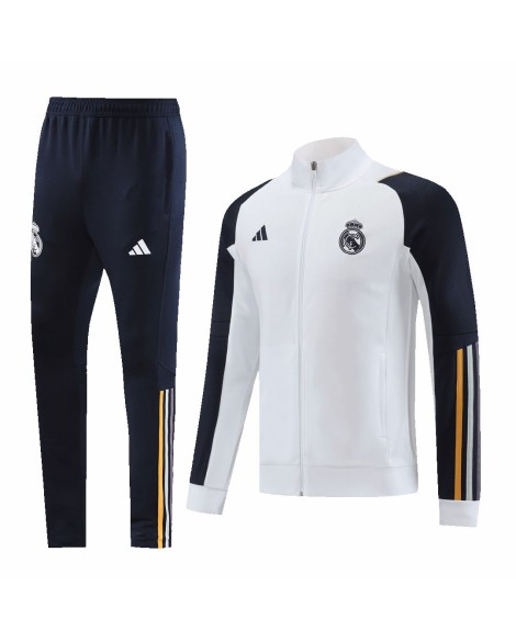 Real Madrid Jacket Tracksuit 2023/24 - White