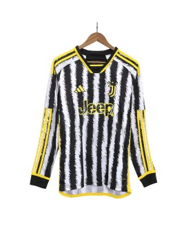 Juventus Home Jersey 202324 - Long Sleeve