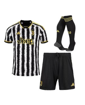 Youth Juventus Jersey Whole Kit 2023/24 Home