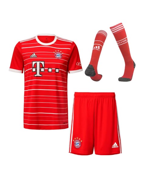 Youth Bayern Munich Jersey Whole Kit 2022/23 Home