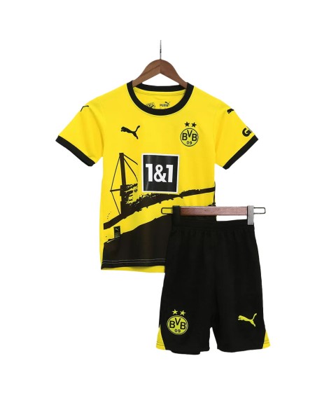 Youth Borussia Dortmund Jersey Kit 202324 Home