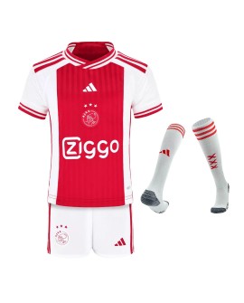 Youth Ajax Jersey Whole Kit 2023/24 Home