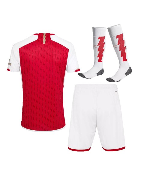 Youth Arsenal Jersey Whole Kit 2023/24 Home