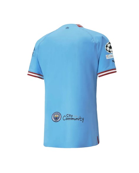 Manchester City Jersey 202223 Authentic Home UCL Final