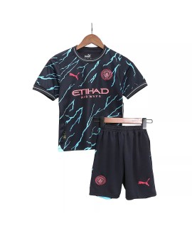 Youth Manchester City Jersey Kit 2023/24 Third