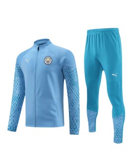 Manchester City Jacket Tracksuit 2023/24 - Blue