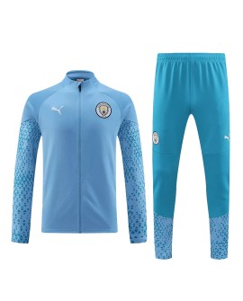 Manchester City Jacket Tracksuit 2023/24 - Blue