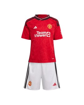 Youth Manchester United Jersey Kit 2023/24 Home