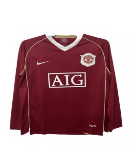 Manchester United Jersey 2006/07 Home Retro - Long Sleeve