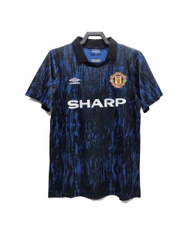 Retro 1993 Manchester United Away Soccer Jersey