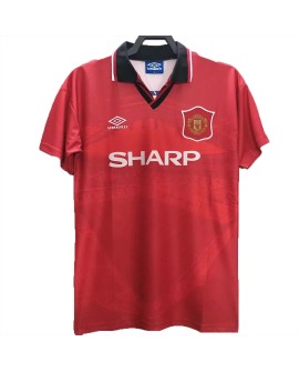 Retro 94/96 Manchester United Home Soccer Jersey