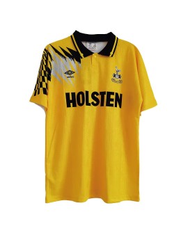 Tottenham Hotspur Away Jersey Retro 1992/94 By - Yellow