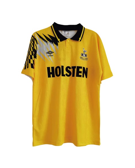 Tottenham Hotspur Away Jersey Retro 1992/94 By - Yellow