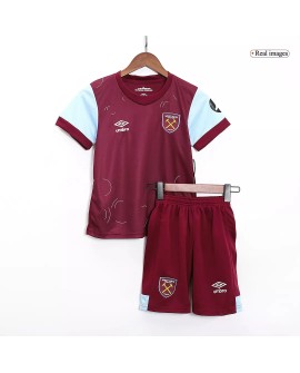 Youth West Ham United Jersey Kit 2023/24 Home