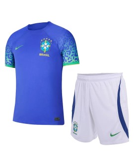 Brazil Jersey Kit 2022 Away World Cup