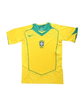 Brazil Home Jersey Retro 2004 By