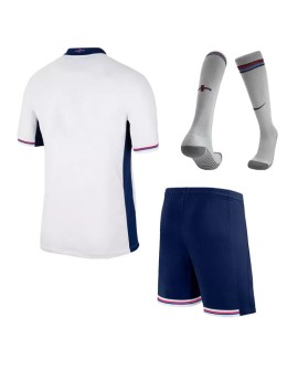 England Home Jersey Kit EURO 2024 (Jersey+Shorts+Socks)