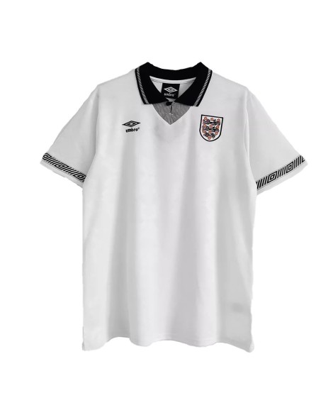 England Home Jersey Retro 1990 By