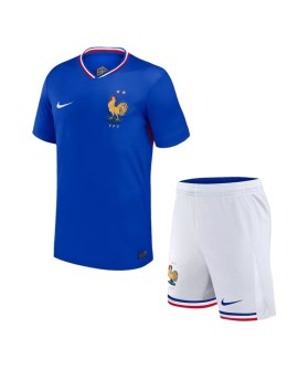 France Home Jersey Kit EURO 2024 (Jersey+Shorts)