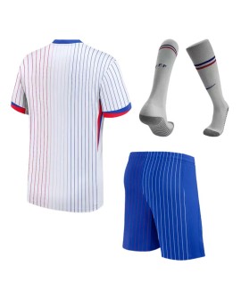 France Away Jersey Kit EURO 2024 (Jersey+Shorts+Socks)