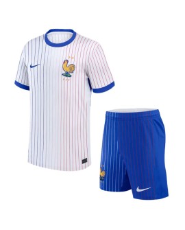 France Away Jersey Kit EURO 2024 (Jersey+Shorts)