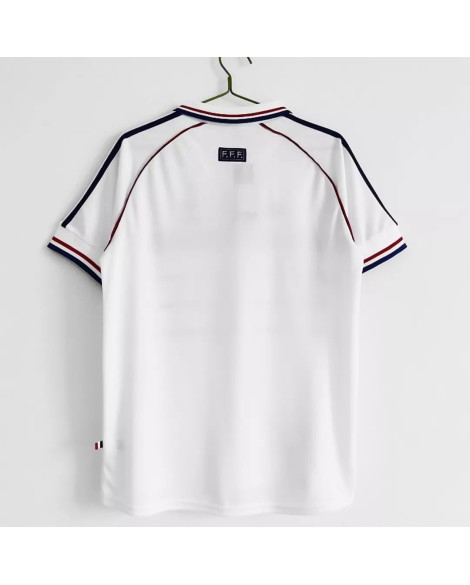 France Away Jersey Retro 1998 By