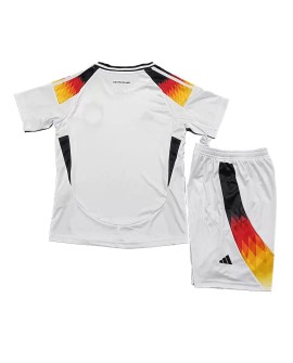 Germany Home Jersey Kit EURO 2024 Kids(Jersey+Shorts)