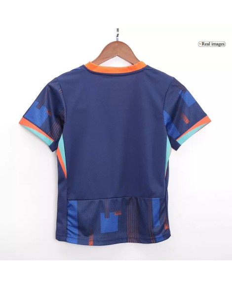 Netherlands Away Jersey Kit EURO 2024 Kids(Jersey+Shorts)