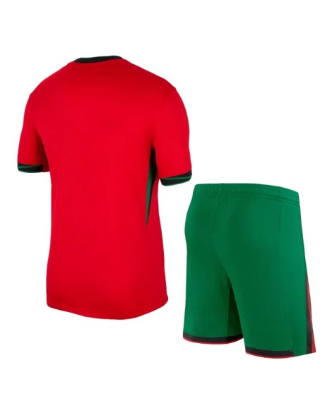 Portugal Home Jersey Kit EURO 2024 (Jersey+Shorts)