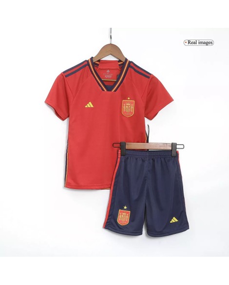 Youth Spain Jersey Kit 2022 Home World Cup