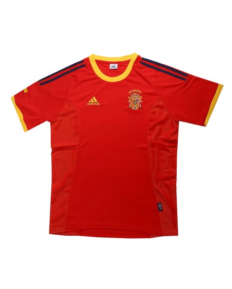 Spain Home Jersey Retro 2002 By