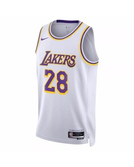 Men's Los Angeles Lakers Rui Hachimura #28 Nike White 2022/23 Swingman Jersey - Association Edition