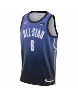 Men's LeBron James #6 Jordan Brand Blue 2023 NBA All-Star Game Swingman Jersey