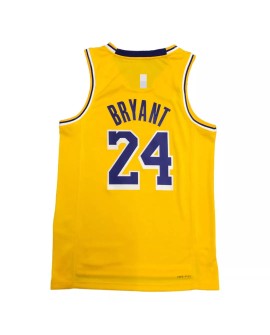 Men's Los Angeles Lakers Kobe Bryant #24 Gold 2021 Diamond Swingman Jersey - Icon Edition