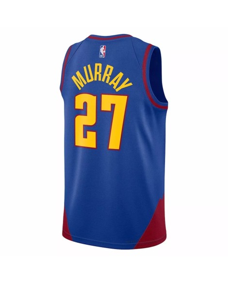 Men's Denver Nuggets Jamal Murray #27 Jordan Brand Blue 2022/23 Swingman Jersey - Statement Edition