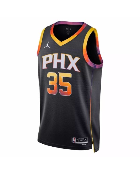 Men's Phoenix Suns Kevin Durant #35 Jordan Brand Black 2022/23 Swingman Jersey - Statement Edition