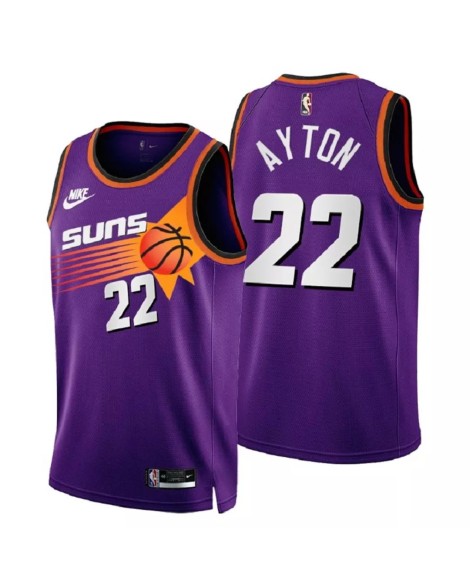 Men's Phoenix Suns Deandre Ayton #22 Nike Purple 2022/23 Swingman Jersey - Classic Edition