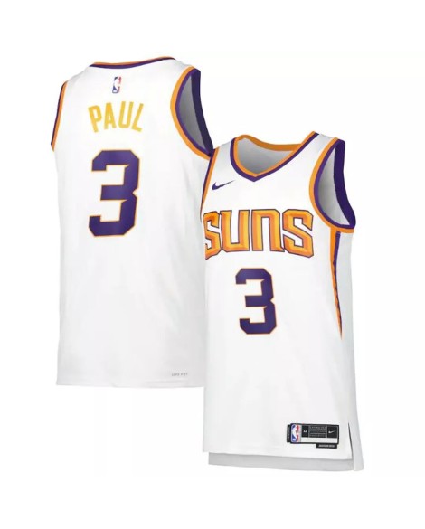 Men's Phoenix Suns Chris Paul #3 White 22/23 Swingman Jersey - Association Edition