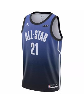 Men's Joel Embiid Jordan Brand Blue 2023 NBA All-Star Game Swingman Jersey