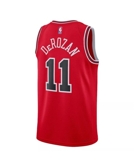 Men's Chicago Bulls DeMar DeRozan #11 Nike Red 2022/23 Swingman Jersey - Icon Edition