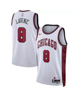 Men's Chicago Bulls Zach LaVine #8 Nike White 22/23 Swingman Jersey - City Edition