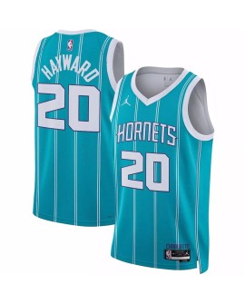 Men's Charlotte Hornets Gordon Hayward #20 Green 22/23 Swingman Jersey - Icon Edition